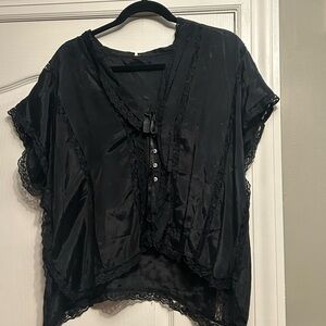 NWT Free People Marigold Shine Lace Top Size M